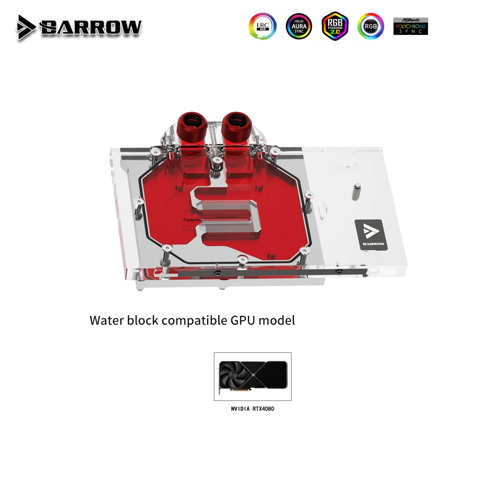 Nvidia Vga Rtx 4080 - Barrow GPU Water Block per scheda