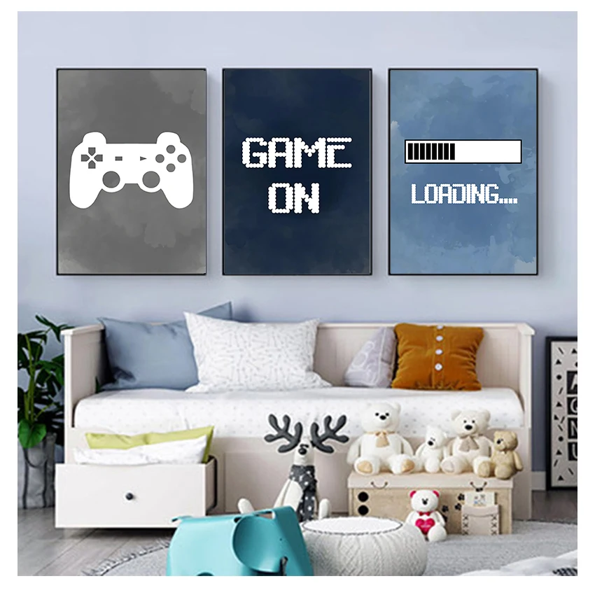 Gaming Accessories Bedroom - Decorazioni da Parete per Camerette di