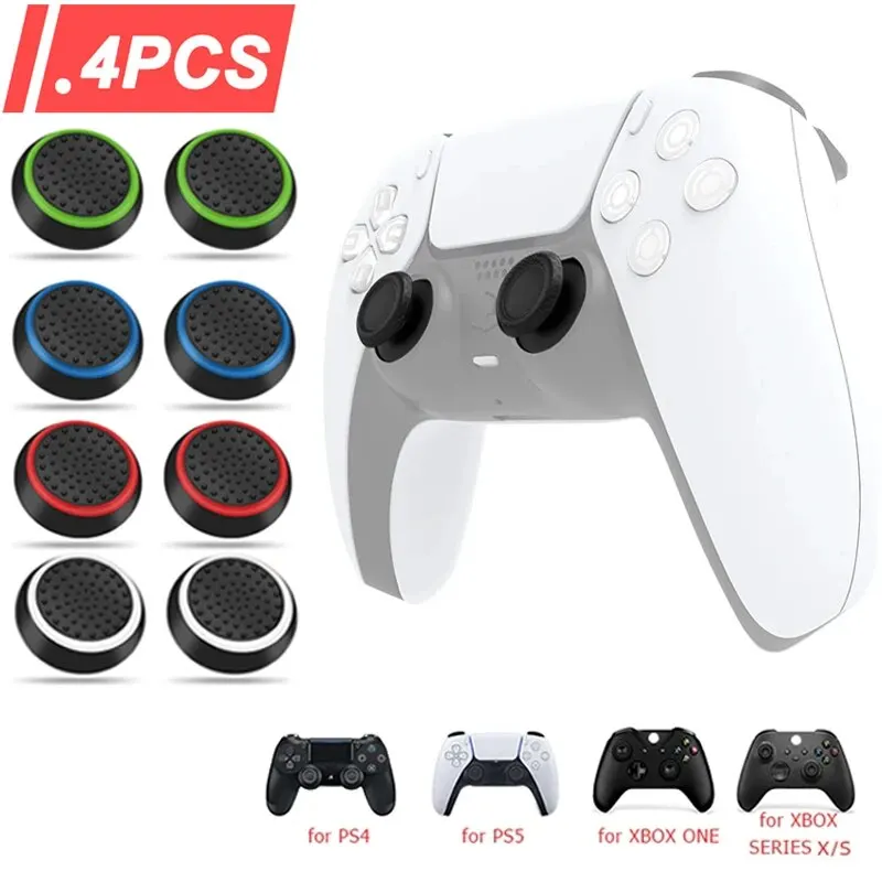 Gaming Accessories For Xbox Series X - 4 Pezzi Copri-Stick Analogici in Silicone