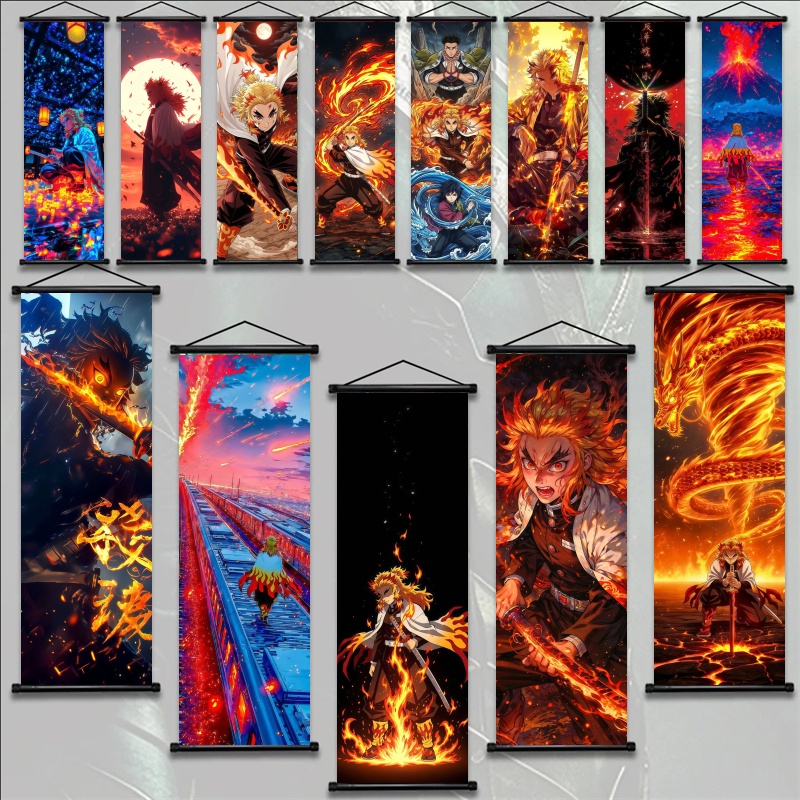 Gaming Accessories Bedroom - Demon Slayer Kyojuro Rengoku Stampa HD