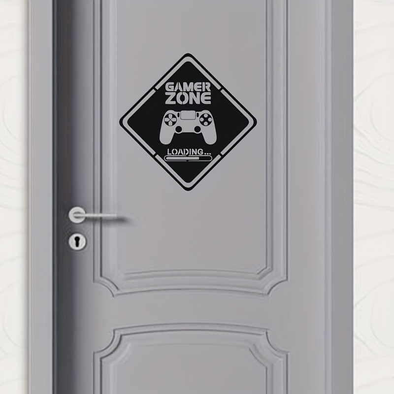 Gaming Accessories Bedroom - 1 adesivo in vinile da parete