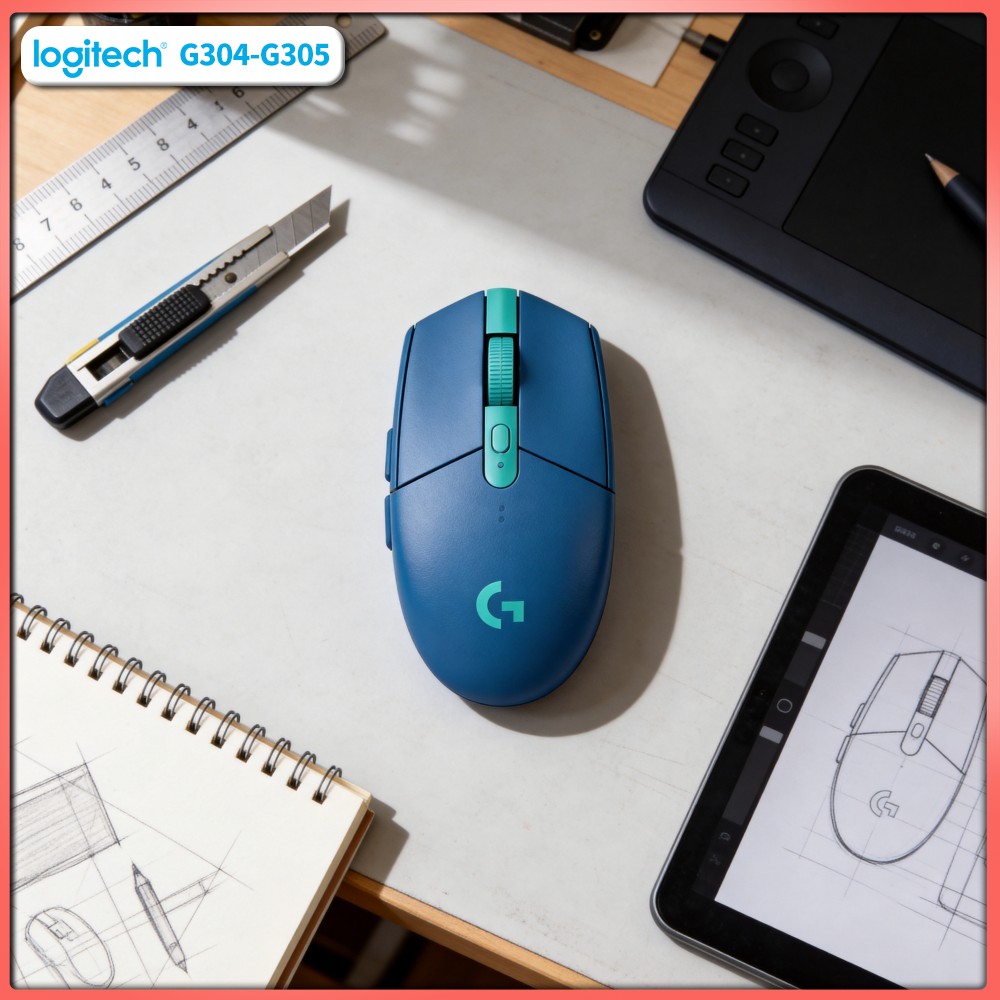 Pc Gaming Essentials Accessories - Mouse da Gaming Logitech G305 LIGHTSPEED,