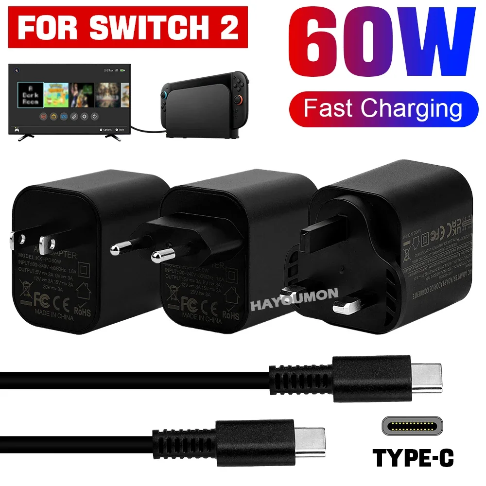 Adattatore AC Type-C da 60W pe - Gaming Accessories Uk recensione e prezzo