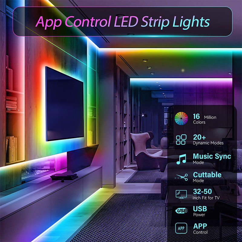 Striscia LED RGB USB SMD3535 c - Gaming Accessories Bedroom recensione e prezzo
